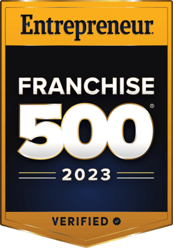 Franchise 500 2023 badge