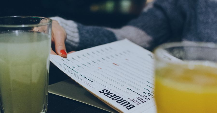 Restaurant menu pricing